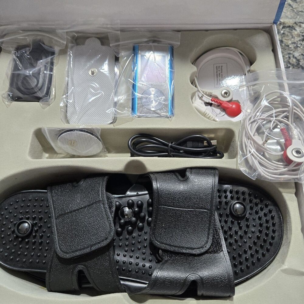NRG Palm Massager Digital Therapy Limited Edition Combo Set With Massage Shoes